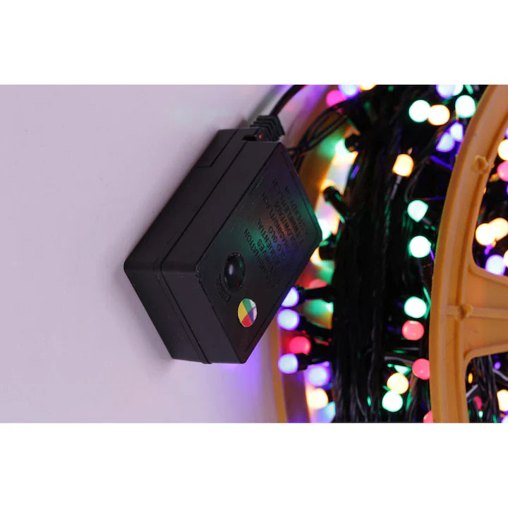 Instalatie de Craciun Multicolor AT PERFORMANCE®, Tip Rola, MENTON, Liniara, 50m, 500 leduri 6025RB / ghirlanda lunga, Utilizare Exterior-Interior, Model A100.